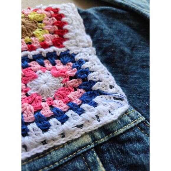 Flowers by Zoe Crochet Denim Jacket - Picture 5 of 9